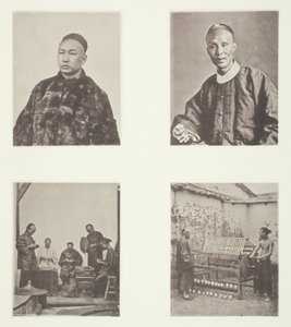 Kantonský gentleman, Kantonský gentleman, Schroffing Dollars, Reeling Silk, c. 1868. od John Thomson