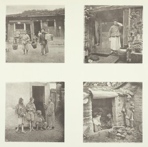 Foochow Coolies, Foochow Detective, The Chief of Thieves, Begars Living in a Tour, c. 1868. od John Thomson