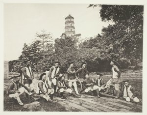 Tatarští vojáci od John Thomson