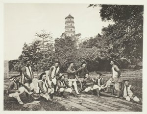 Tatarští vojáci, c. 1868. od John Thomson