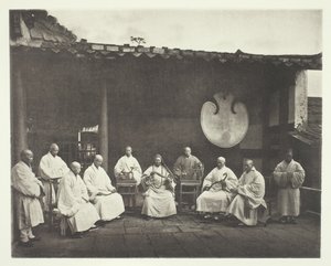 Opat a mniši z Kushanu, c. 1868. od John Thomson