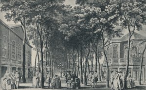 Společnost v Marylebone Gardens, 1755, 1920