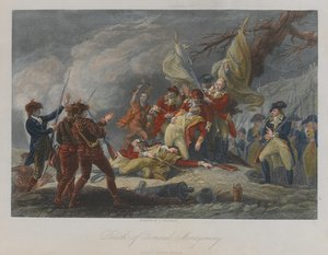 Smrt generála Montgomeryho, 1775 od John Trumbull
