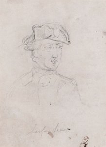 Generálmajor Charles Lee, studie pro navrhované od John Trumbull