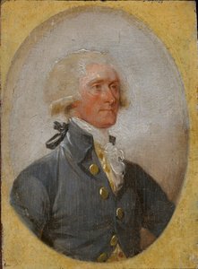 Miniaturní portrét Thomase Jeffersona ve věku 33 let od John Trumbull