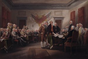 Deklarace nezávislosti, 4. července 1776. od John Trumbull