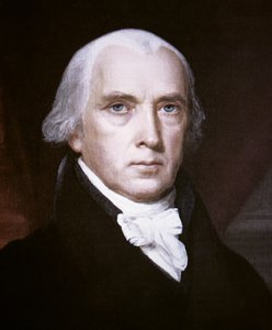 James Madison (1751-1836) (barevné lito)