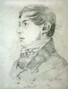 Anthony Vandyck Copley Fielding (1787-1855), 1810 (grafit na tkaném papíře) od John Varley
