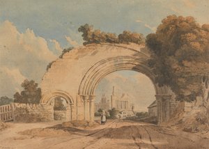 Byland Abbey, Yorkshire od John Varley