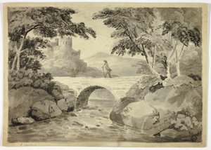 Kidwelly Castle, Jižní Wales od John Varley