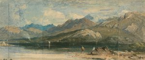 Llyn Dinas, Severní Wales od John Varley