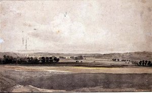 Poblíž Handborough, Oxon od John Varley