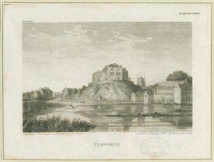 Hrad Tamworth: rytina, nd [c 1798]
