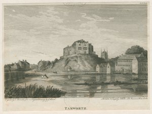 Hrad Tamworth: rytina, nd [c 1798]