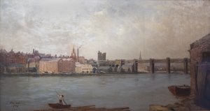 Newcastle upon Tyne z jihozápadu, 1884 od John Wallace