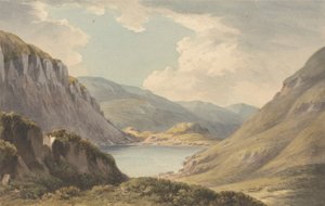 Llyn Geirionedd nedaleko od Trefriew, na řece Conway, Carnarvonshire od John Warwick Smith
