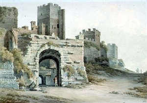 Porta Tiburtina (nyní Porta di San Lorenzo), Řím, vidět uvnitř