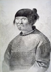 Portrét tetovaného rodáka z ostrova Unalaska od John Webber