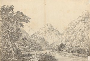 Pohled v Oheitepeha Bay, Otaheite od John Webber