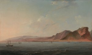 Pohled na Santa Cruz, Tenerife od John Webber