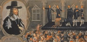 Vystoupení očitého svědka popravy krále Karla I. v roce 1649 (detail 70021) od John Weesop