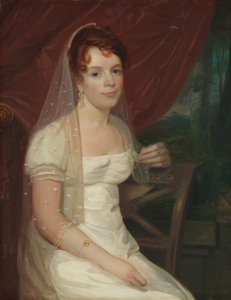 Paní Robert Dickey Anne Brown, 1807-10. od John Wesley Jarvis