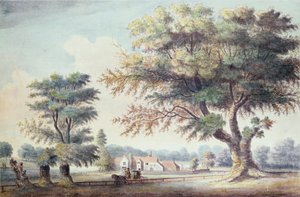 The Old Cheesecake House, severně od Serpentine, 1786
