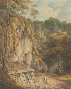 Slate Quarry ve Widecombe, Devon