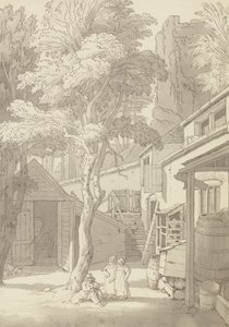 Nádvoří domu pana Banka, Northernhay, Exeter