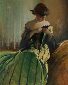 Studie v černé a zelené, 1906.