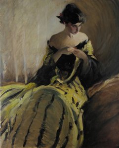 Studie v Black and Green Oil Sketch, ca. 1906.