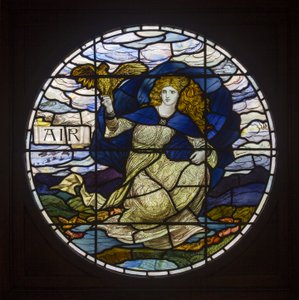 Biddulph Grange, James Powell & Sons, John William Brown (1842-1928), Air, 1903, Art Nouveau od John William Brown