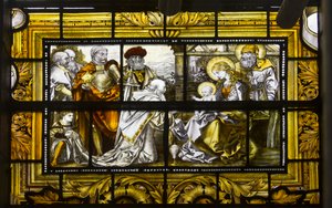 Oxford, Trinity College, James Powell & Sons, John William Brown (1842-1928), The Adoration Of The Magi, 1885 od John William Brown
