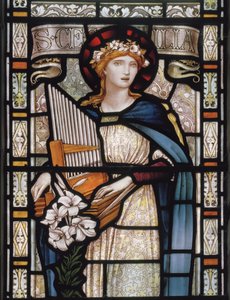 St Cecilia, 1890 (vitráže)