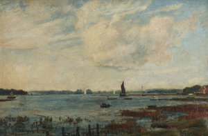 Tidal Breeze, Gosport, Hampshire (olej na plátně)