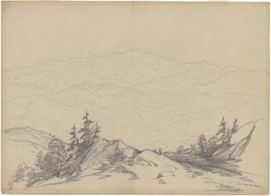 Horská krajina od John William Casilear