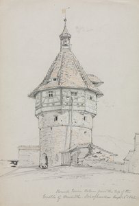 Kulatá věž, hrad Munot, Schaffhausen, Švýcarsko