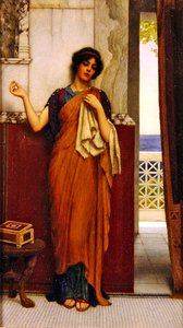 Stitch in Time (Nečinné myšlenky) od John William Godward