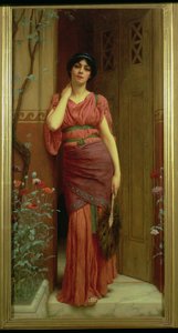 Zahradní dveře od John William Godward