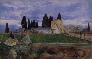 Jaro ve Španělsku: poblíž Gordella, 1869 od John William Inchbold