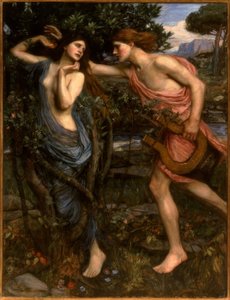 Apollo a Daphne od John William Waterhouse
