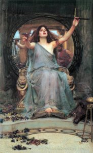 Circe nabízí pohár Odysseovi od John William Waterhouse