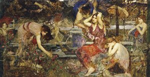 Flora a Zephyrs, od John William Waterhouse