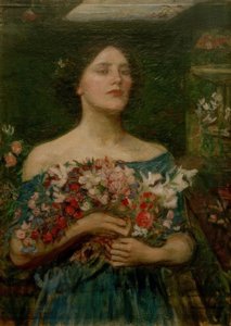 Shromážděte Ye Rosebuds Zatímco Ye May od John William Waterhouse