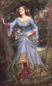 Ofélie / Waterhouse / 1910 od John William Waterhouse