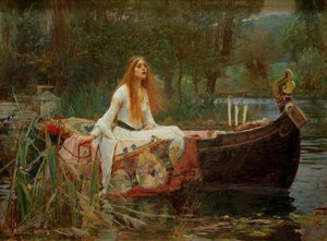 Paní ze Shalott od John William Waterhouse