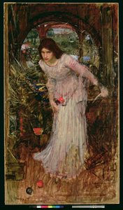 Paní ze Shalott, kolem roku 1894 od John William Waterhouse