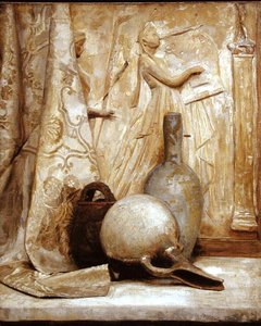 Zátiší z hrnců (olej na plátně) od John William Whiteley