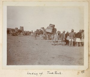 Provincie Razavi Khorasan, Írán, kolem roku 1908 (černobílá fotografie)