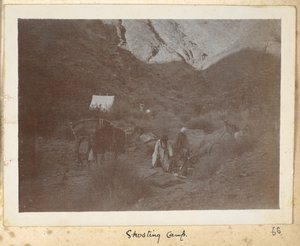 Provincie Razavi Khorasan, Írán, kolem roku 1908 (černobílá fotografie)